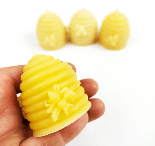 Wholesale Pure Beeswax  candle , Beehive shape votive, natural candles - Image 2